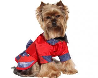 Ubranko dla psa kurtka ze spódnicą czerwono-granat