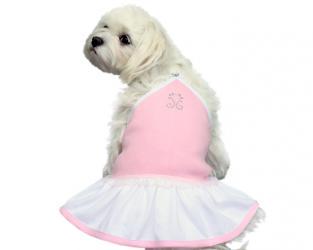 Ubranko dla psa sukienka różowa