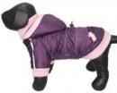 Fioletowo-różowa kurtka zimowa dla psa