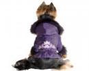 Kurtka dla psa fioletowa z futerkiem York Design