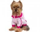 Różowo-amarantowa kurtka dla psa