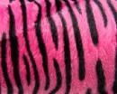 Sofa różowo-czarny tygrysek
