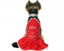 Ubranie dla psa sukienka dla psa czerwona