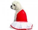 Ubranko dla psa sukienka czerwona