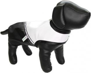 Biało-czarna pelerynka ortalionowa dla psa