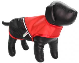 Czerwono-czarna pelerynka dla psa