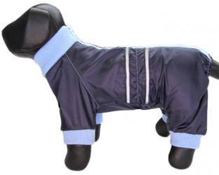 Granatowo-błękitny kombinezon dla psa