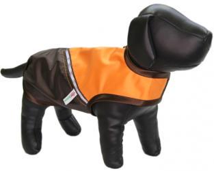 Pomarańczowa pelerynka przeciwdeszczowa dla psa