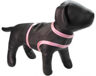 Szelki dla psa czarno-różowe