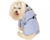 Ubranka dla psów dres polarowy niebieski