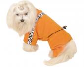 Ubranka dla psów dres polarowy pomarańczowy