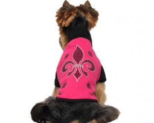 Ubranka dla psów koszulka dla psa fuksja lilia