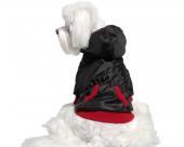 Ubranko dla psa kurtka czarno-czerwona